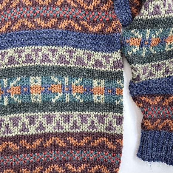 Vintage Cambridge Classics Men’s Large Knit Oversized Wool Sweater XL - Picture 7 of 16